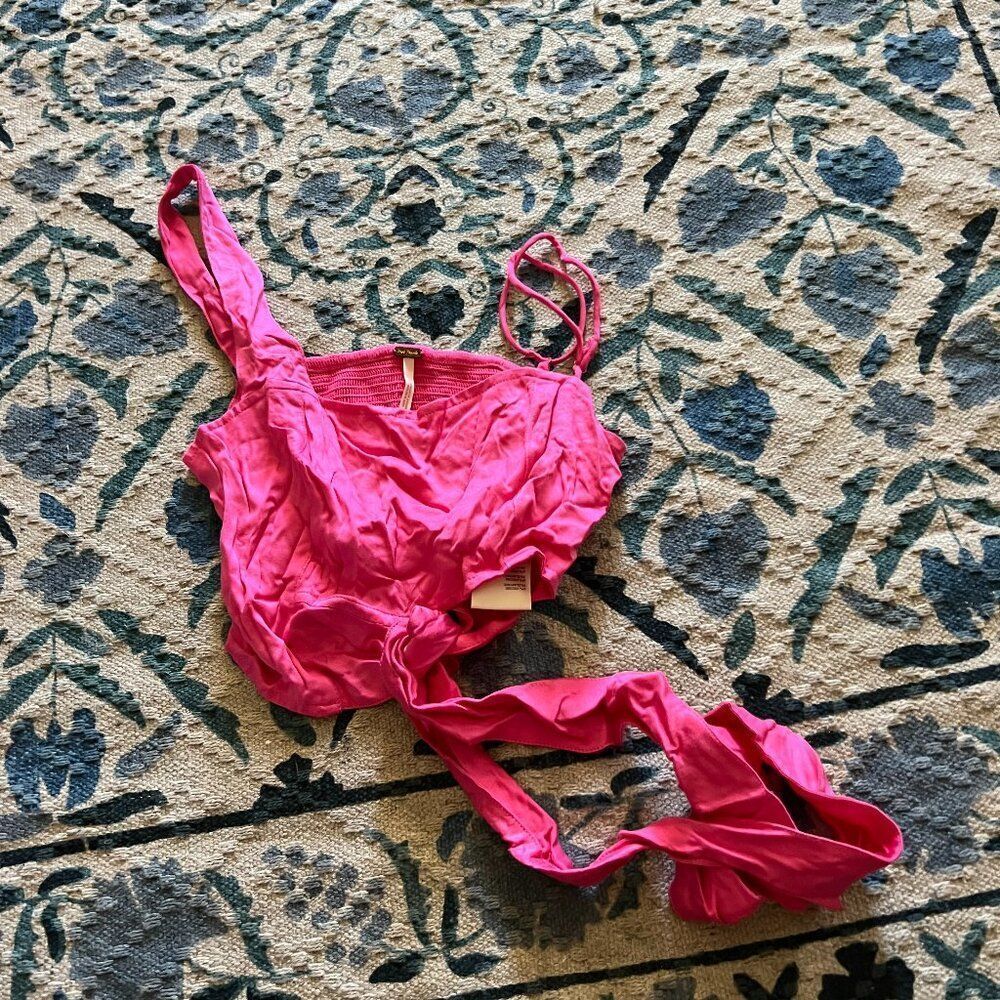 Free people pink xs blouse